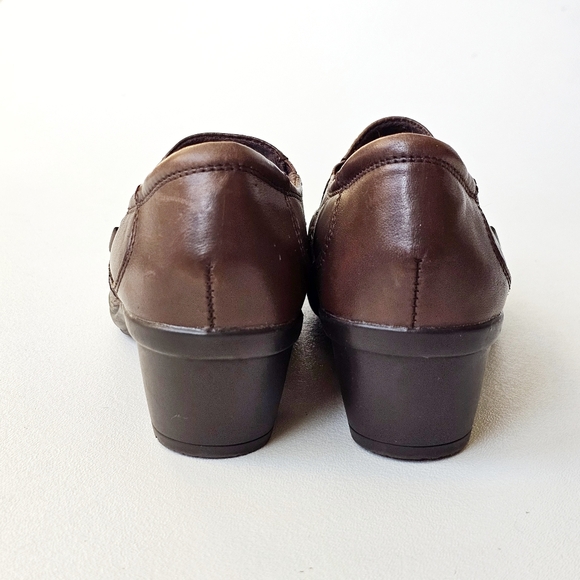 Earth Origins Roxanne Brown Leather Comfort Heels 8M - Picture 6 of 16